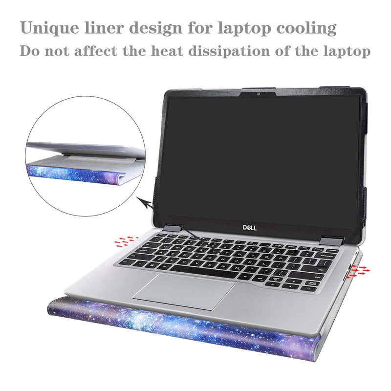 Alapmk Protective Case for Dell Inspiron 15 2-in-1 5582 5591/inspiron 15 5584 5593 5594/Inspiron 15 3501 3502 3505/Vostro 3501 3500 15.6" Laptop[Not fit inspiron 15 5590 5585 5580 5570],Galaxy - Image 5